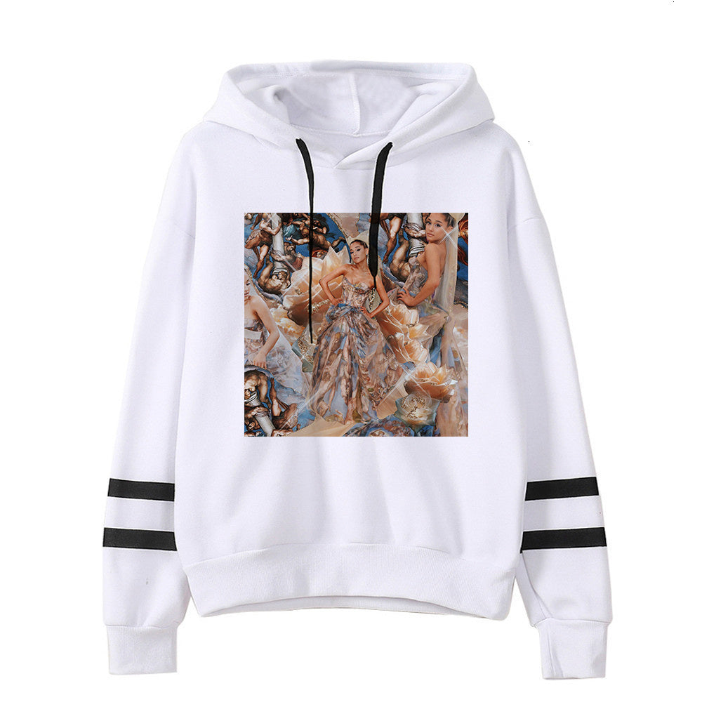 Printed Hooded Sweater