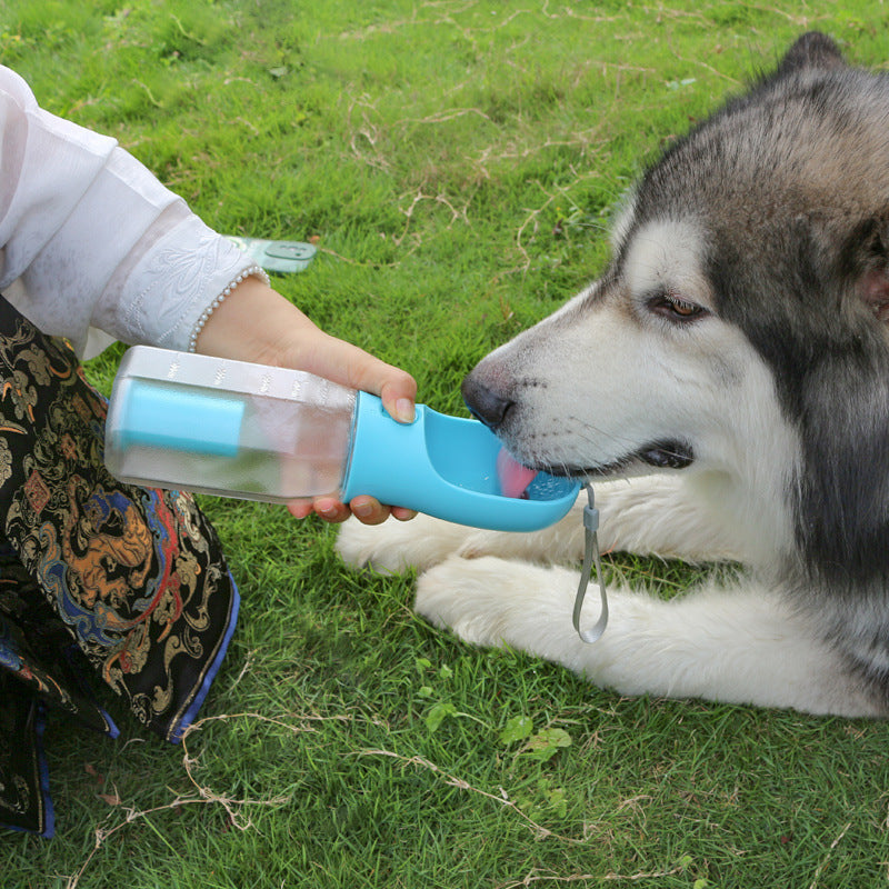 Portable Cat Dog Water Bottle Food Feeder Drinker Poop Dispenser 3 In 1 Leak-proof Multifunctional Dog Water Bottle Pet Products - JumoShop
