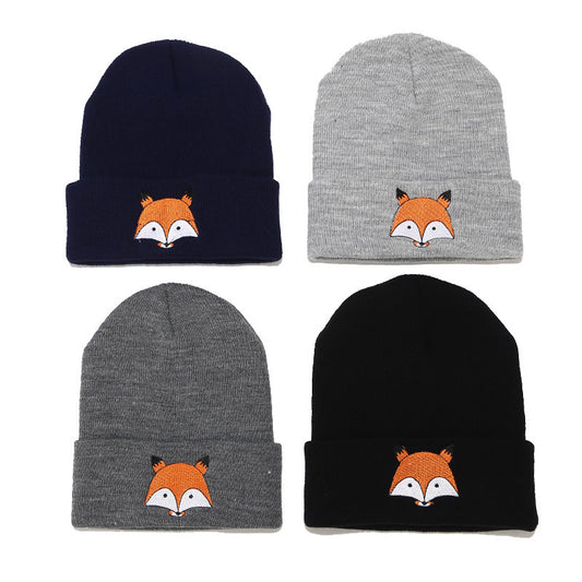 Embroidered Wool Cap