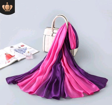 Modern Hot Silk Scarf - Sunscreen Shawl Beach Towel