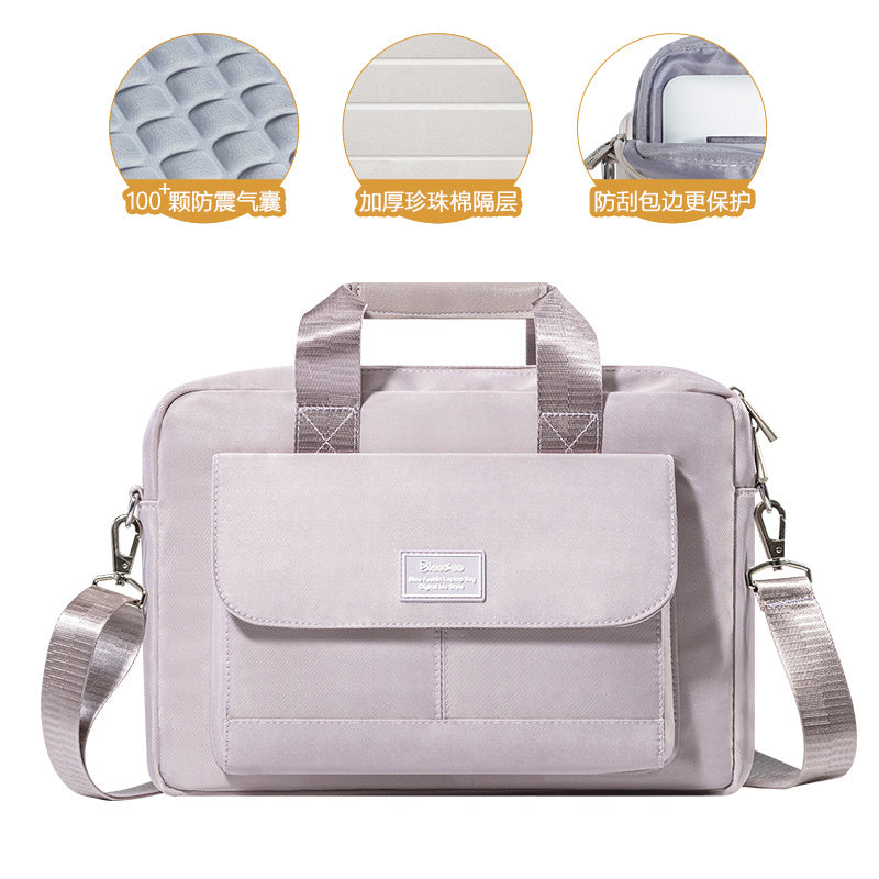 Solid Color Laptop Bag