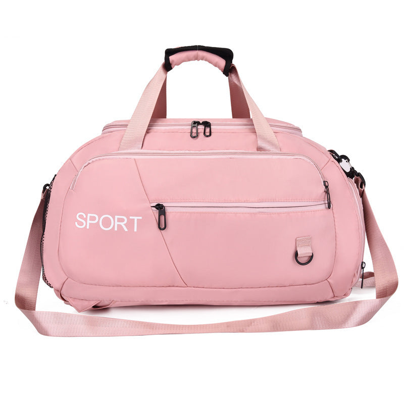Luggage Bags For Women - Handbag Oxford Men's Fitness Gym Shoulder Bag Waterproof Sports Travel Backpack With Shoes Compartment