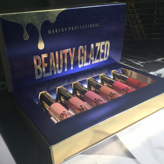 6Pcs/set Liquid Matte Lipstick - Easy To Wear Long-lasting Lip