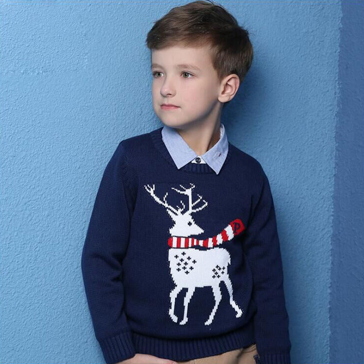 Long Sleeve Boys and Girls' Christmas Holiday T-shirts
