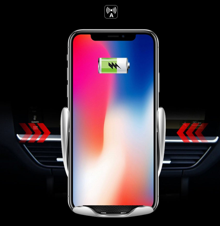 Car Wireless Charger - 10W Induction Car Fast Wireless Charging With Car Phone Holder S5