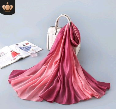 Modern Hot Silk Scarf - Sunscreen Shawl Beach Towel