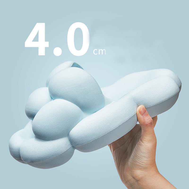 Soft Cloud Design Slippers - Cute House Shoes, Women Outdoor and Indoor Bathroom Slipper