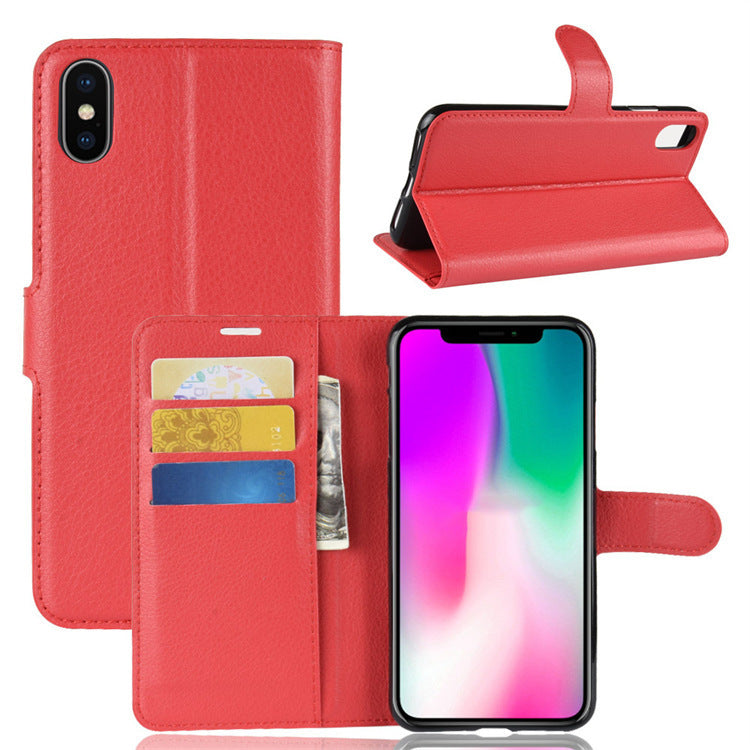 Litchi Pattern Leather Phone Case