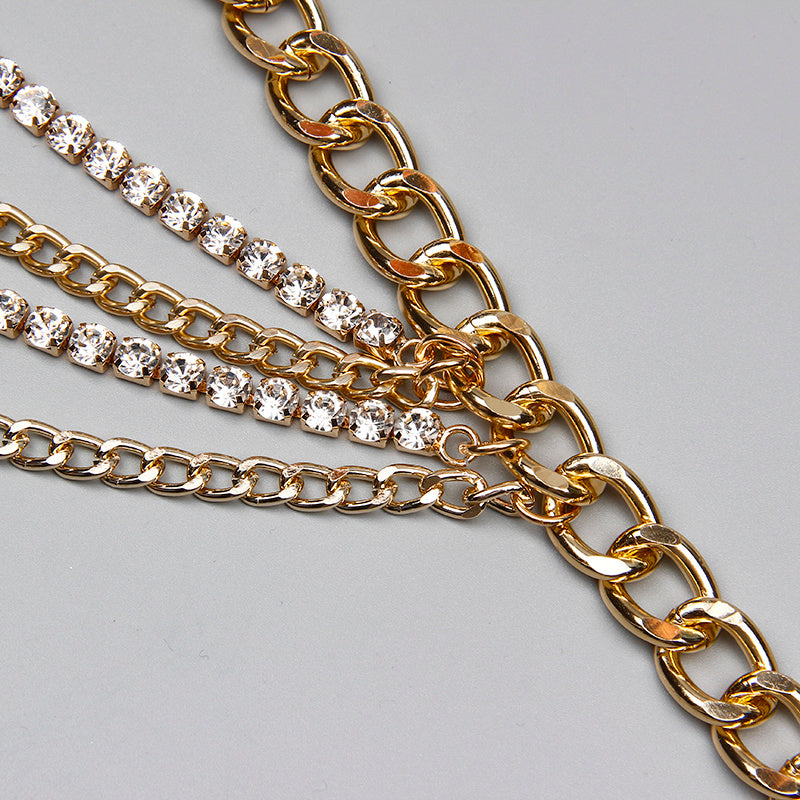 Summer Hot Pants Chain - Multilayer Chain Gold Fashion Jeans Hip Hop Punk Street
