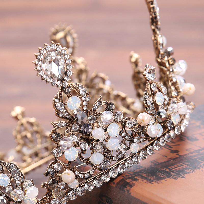 Rhinestone Alloy Retro  Headband - Wedding Jewelry Crown
