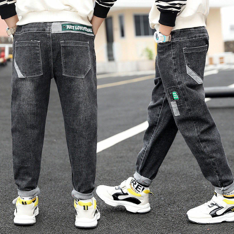 Classic Boys Autumn And Winter Jeans