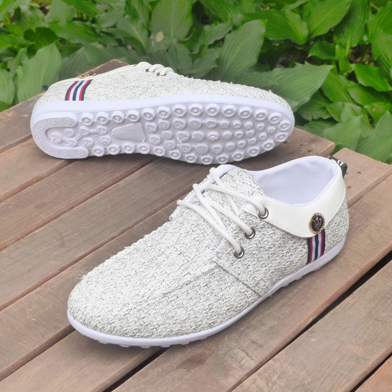 Solid Color Non-slip Men's Driving Shoes
