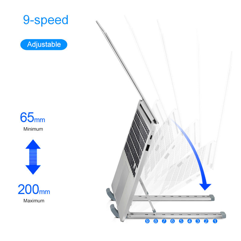Folding Lifting Computer Stand - Desktop Notebook Tablet