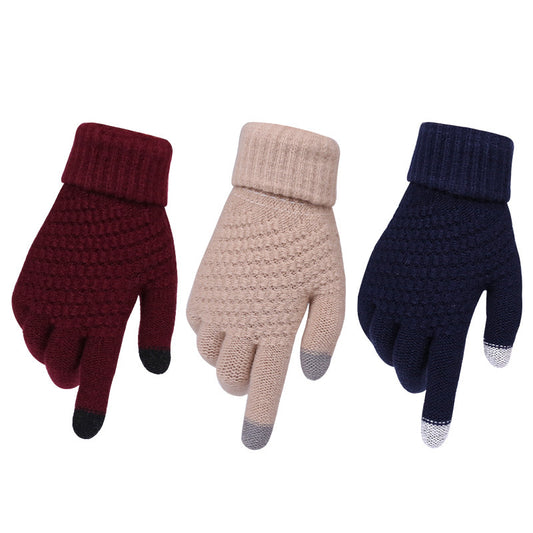 Couple Knitted Gloves Touch Screen Gloves