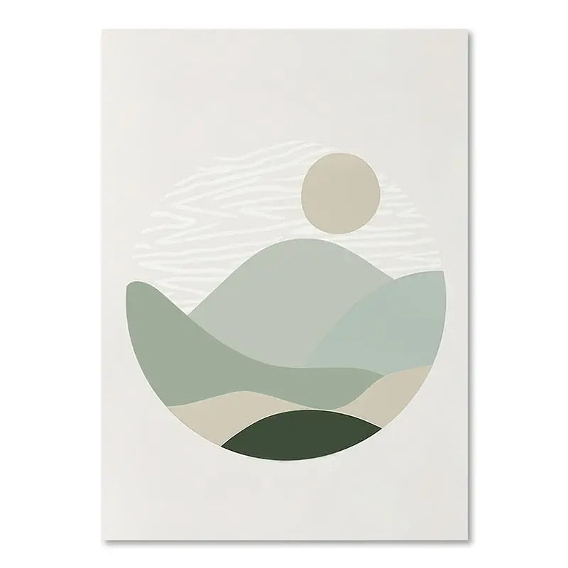 Green Plant Decorative Painting – Vertical Rectangle Canvas Wall Art! - JumoShop