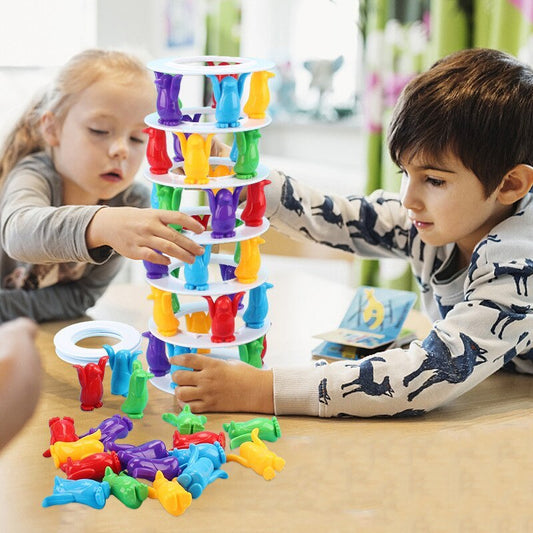 Penguin Balance Toy - Challenge Tower
