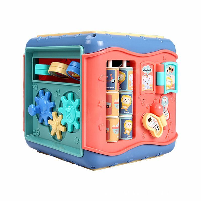 6-in-1 Montessori Learning Cube – The Ultimate Educational Toy for Curious Kids! Baby hexahedron educational toys - JumoShop