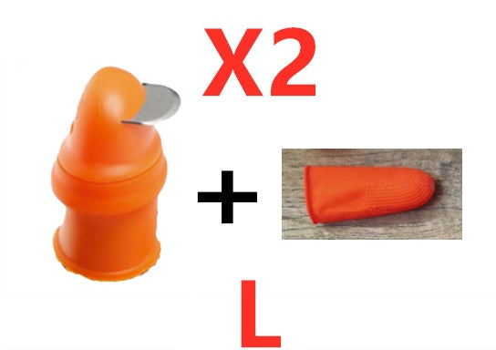 Silicone Thumb Knife Finger Protector – Garden Harvesting Tool for Cutting Vegetables, Fruits & Plants! - JumoShop