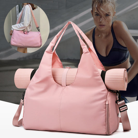 Women Yoga Bag - Sports Fitness Dry And Wet Separation Large Capacity Storage Travel Bags, Can Carry Yoga Mats