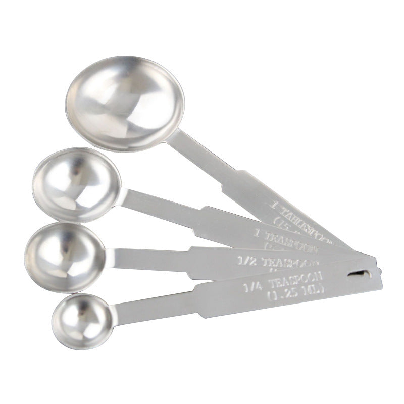 Stainless Steel Kitchen Measuring Spoons Set – 6-Piece Precision Seasoning Tools! - JumoShop