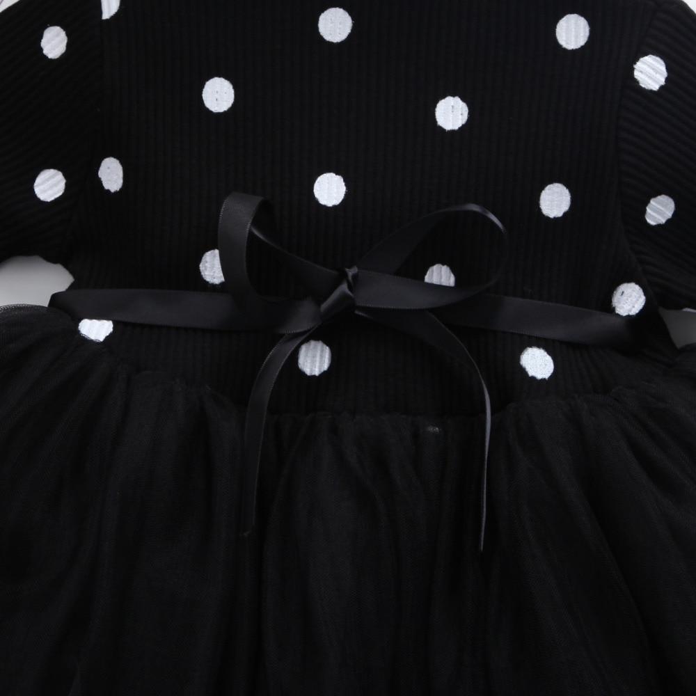 Baby Girls Long Sleeve Tutu Lace Dresses - Birthday Party Clothes Christening Gown Casual Wear