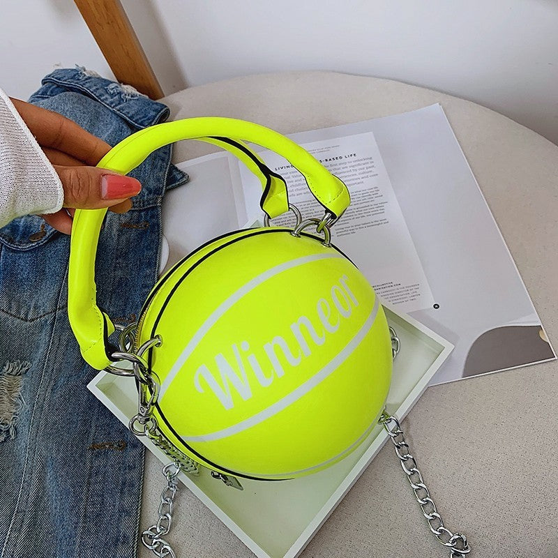 Basketball Shape Handbags and Purses for Women
