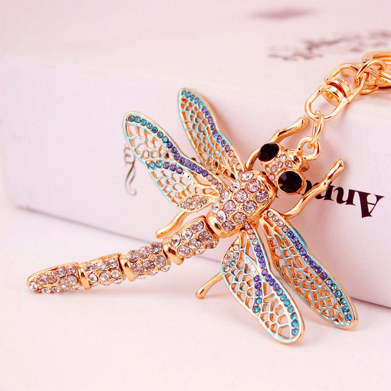 Cute Cartoon Diamond Car Keychain