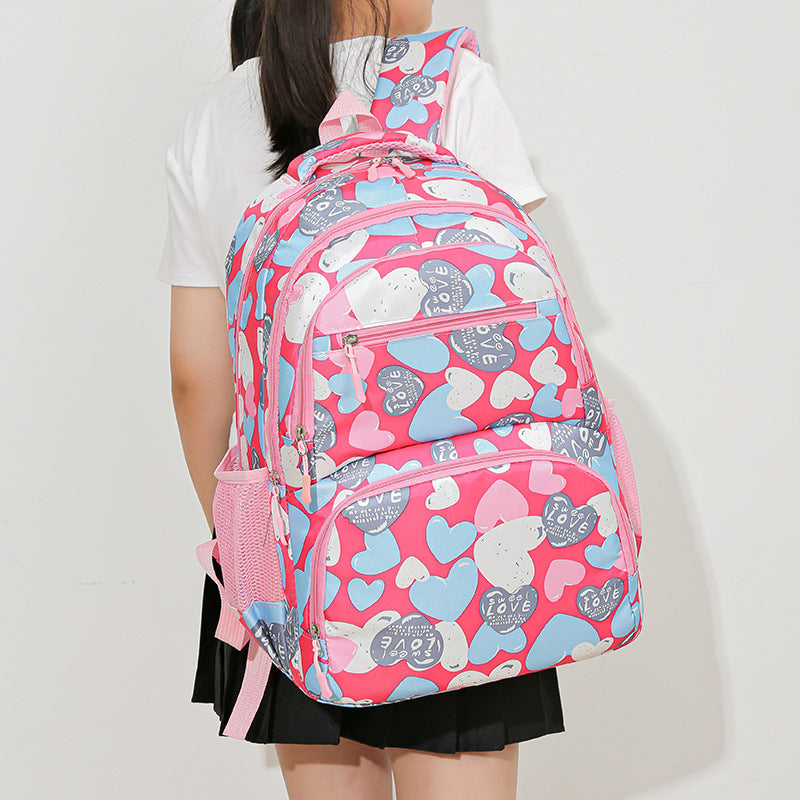 Student Schoolbag - Children's Portable Burden Alleviation Large Capacity Backpack