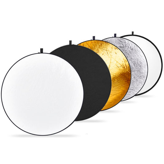 One Folding Reflector Photographic Equipment - Gold and silver white black soft light 5 colour portable baffle studio fill light soft light