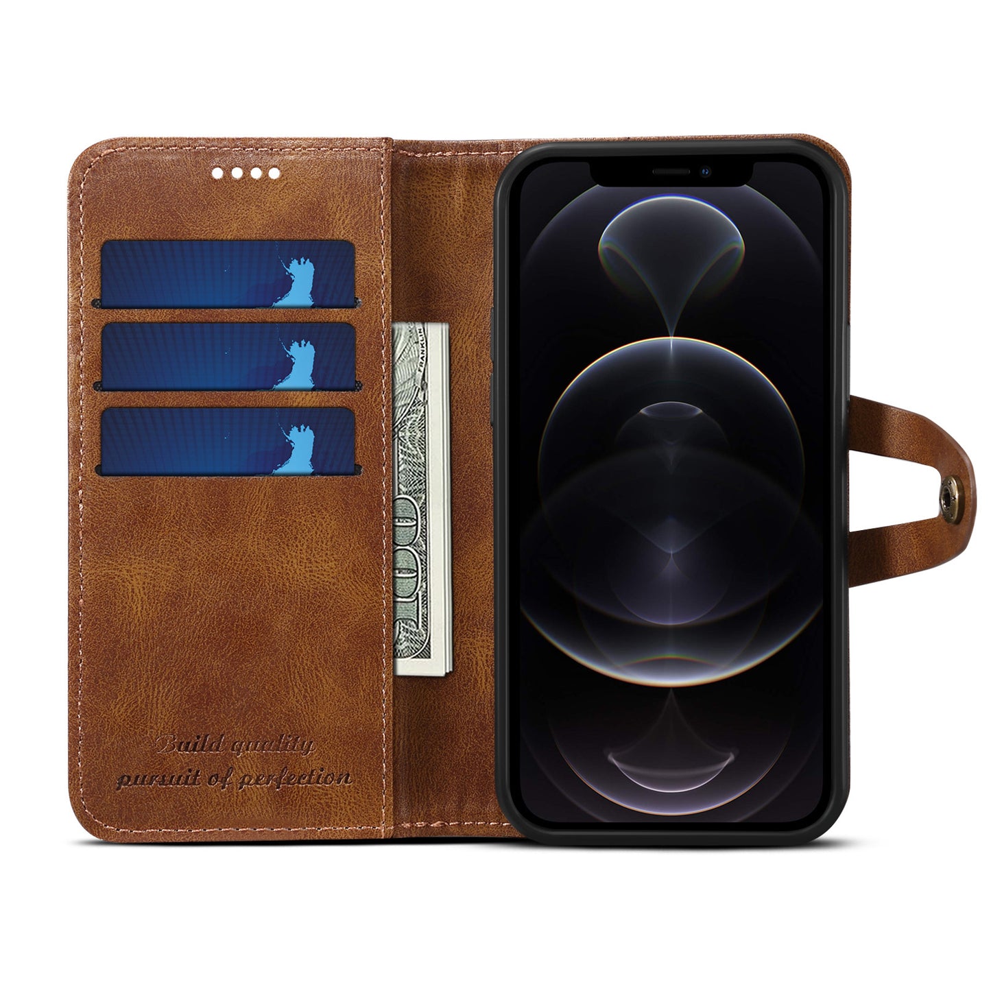 Flip Phone Case - Leather Wallet Bag
