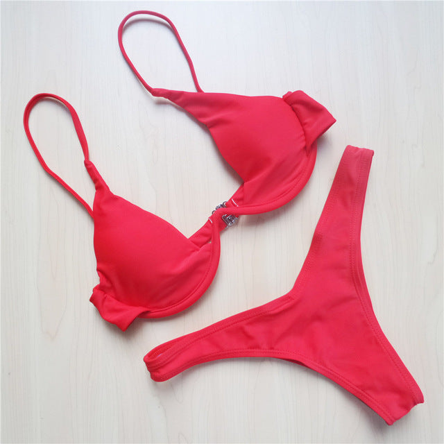 Sexy Women Bikini Beachwear - Push-up Swimwear