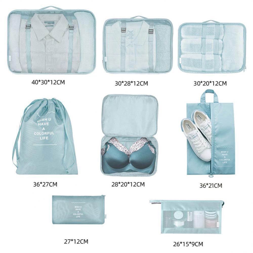 8-piece Set Luggage Divider Bag—Travel Storage