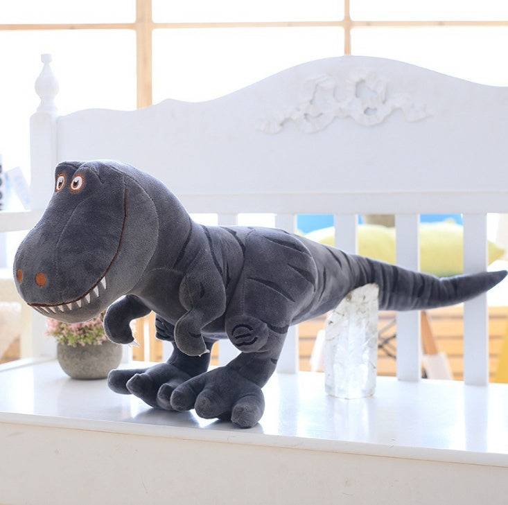 New Cartoon Dinosaur Plush Toy – Soft, Stuffed Tyrannosaurus for Kids & Adults