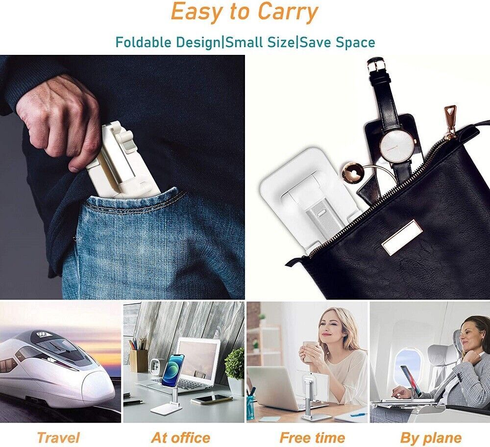 Cell Phone Stand - Phone Desktop Holder Tablet Stand Mount Mobile Phone Desktop