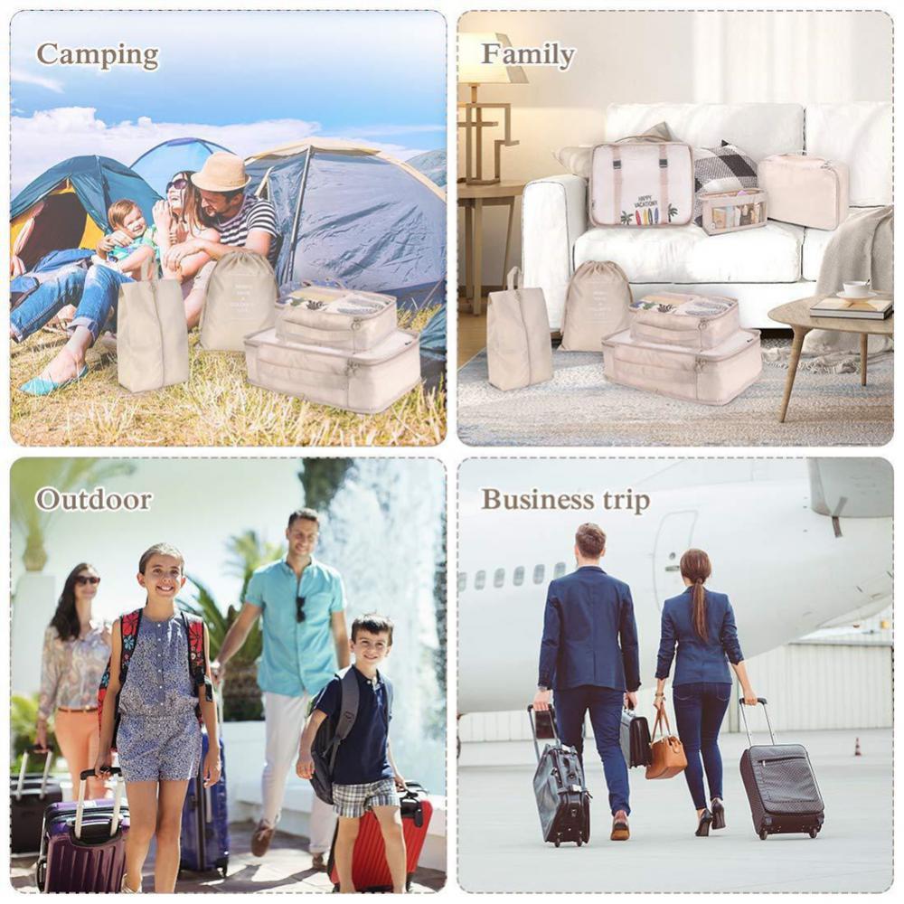 8-piece Set Luggage Divider Bag—Travel Storage