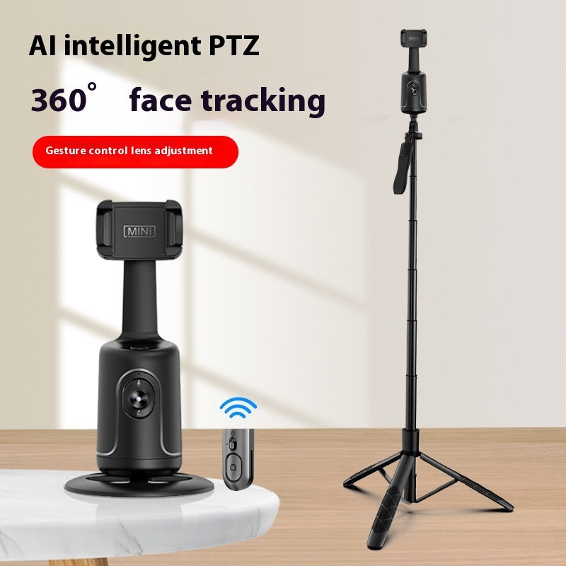 360 Auto Face Tracking Gimbal Phone Holder - AI Smart Gimbal Phone Holder For Smartphone Video Vlog Live Stabilizer Tripod