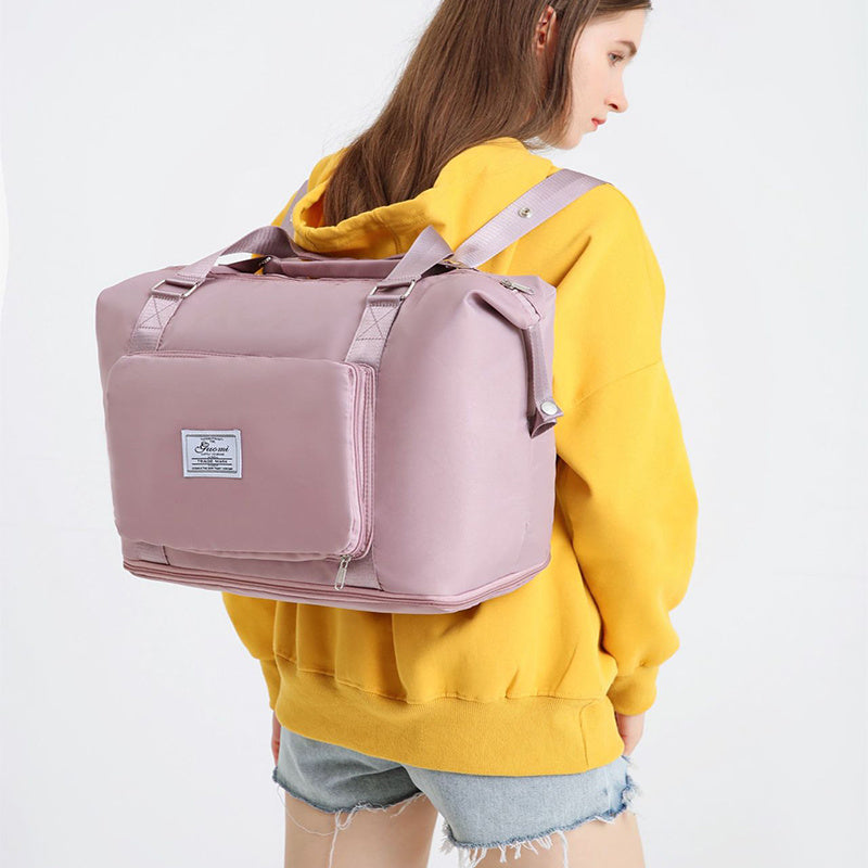 Folding Travel Bags For Backpack - Handbag Sholder Bag Gym Fitness Weekender Overnight Women