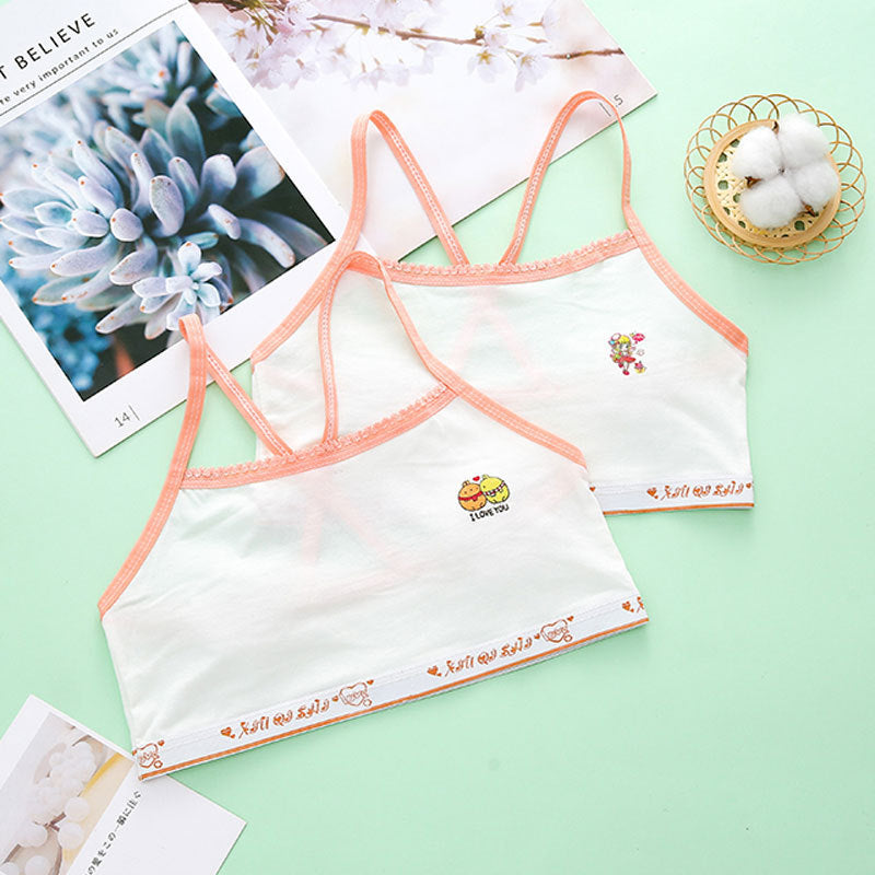 Children's Underwear Vest - Primary School Girls Bra Sports