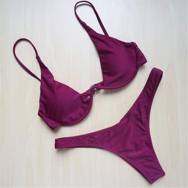 Sexy Women Bikini Beachwear - Push-up Swimwear