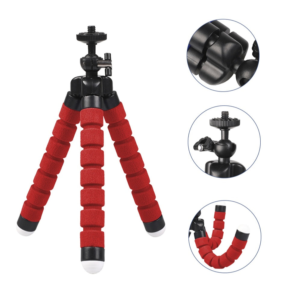Flexible Small Octopus Mini Tripod - Bluetooth Remote Stand Holder I Phone