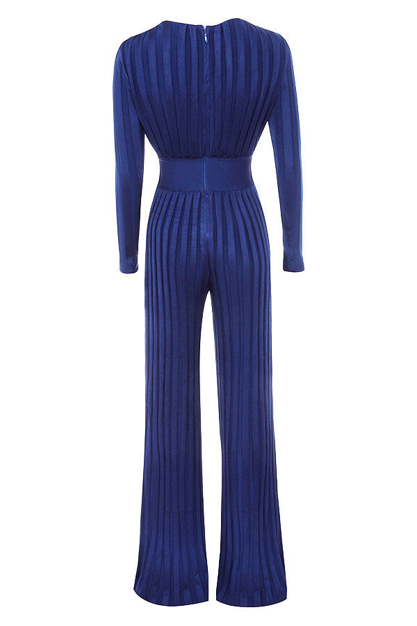 Sculpt & Slay – Luxe Bandage Jumpsuit Bandage jumpsuit Body Con - JumoShop