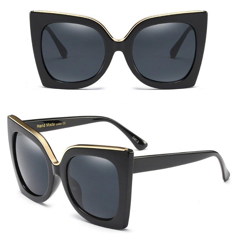 Women's Vintage Cat Eye Sunglasses – Gradient Lens Retro Fashion Shades