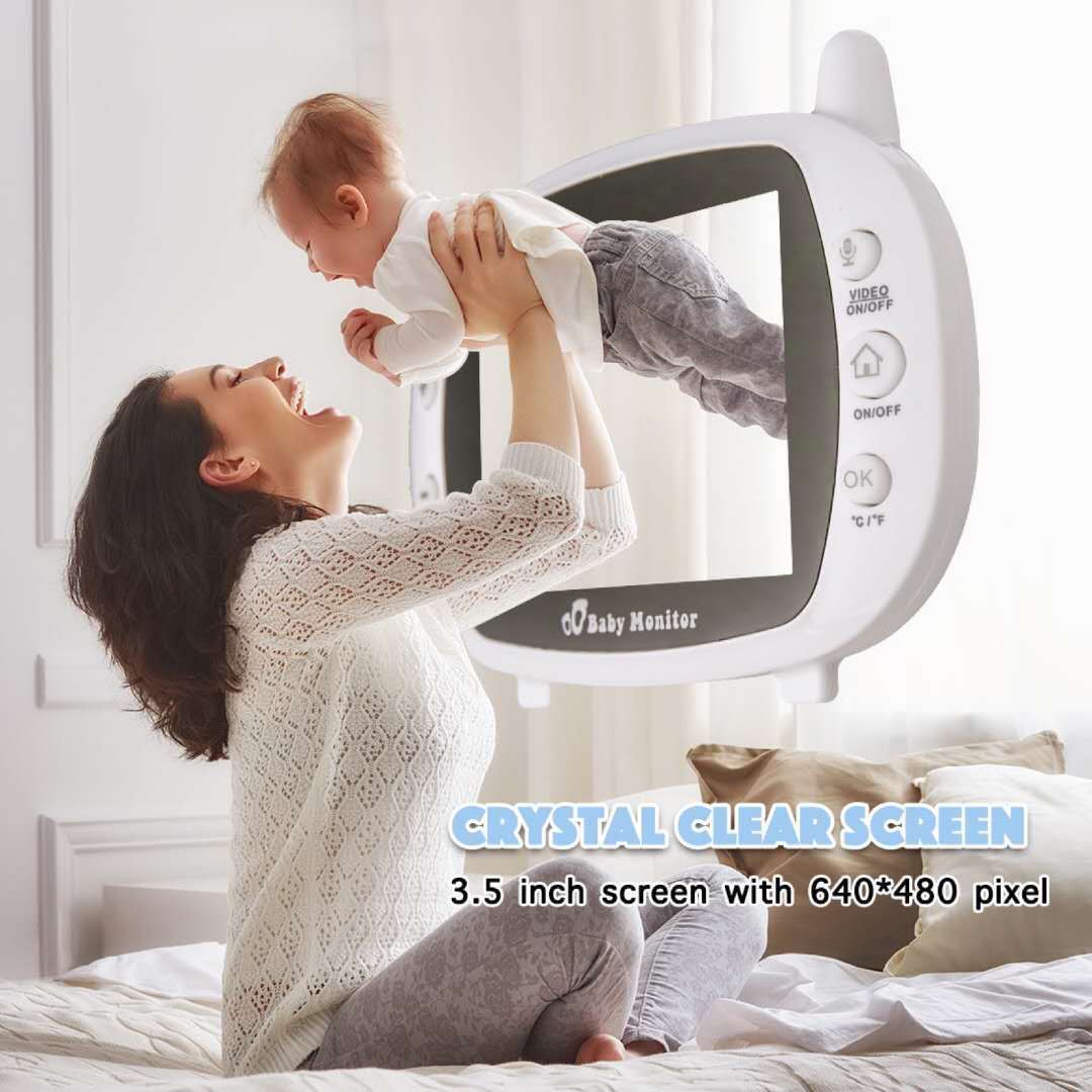 3.5-inch Baby Care Device—Night Vision Monitor - JumoShop