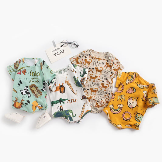 Newborn Baby Bodysuit Children Clothing Fashion Girls Boy Clothes Jumpsuit Girls Clothing Suit Cotton 0-36M Body Bebe - JumoShop