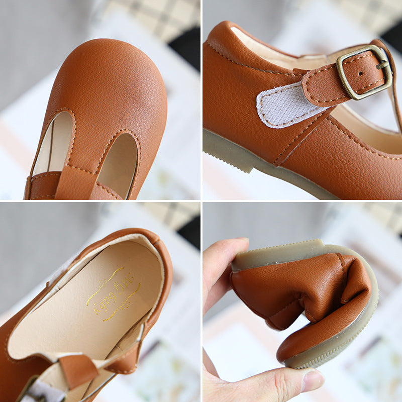 Children's Pea Shoes - Versatile single shoes baby shoes