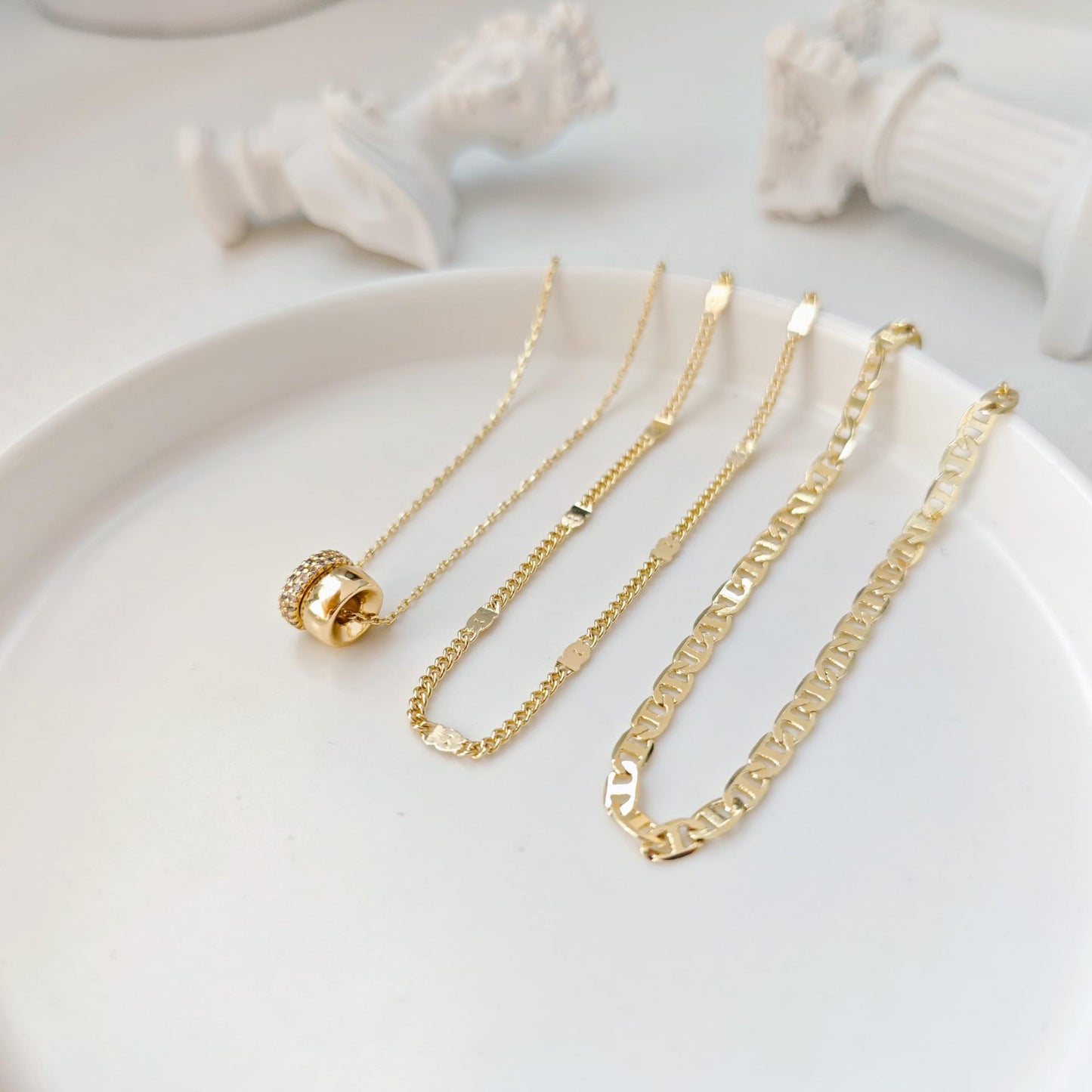 Necklace Zircon - Laid Necklace Suit Women
