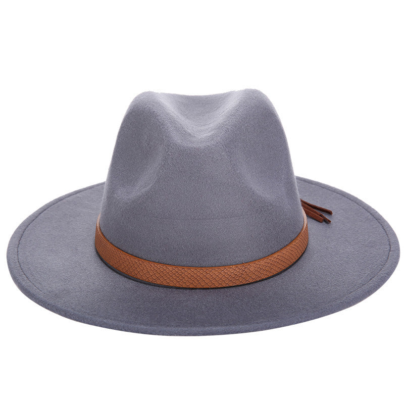Woolen Jazz Hat - Fashion Female Hat Top Hat