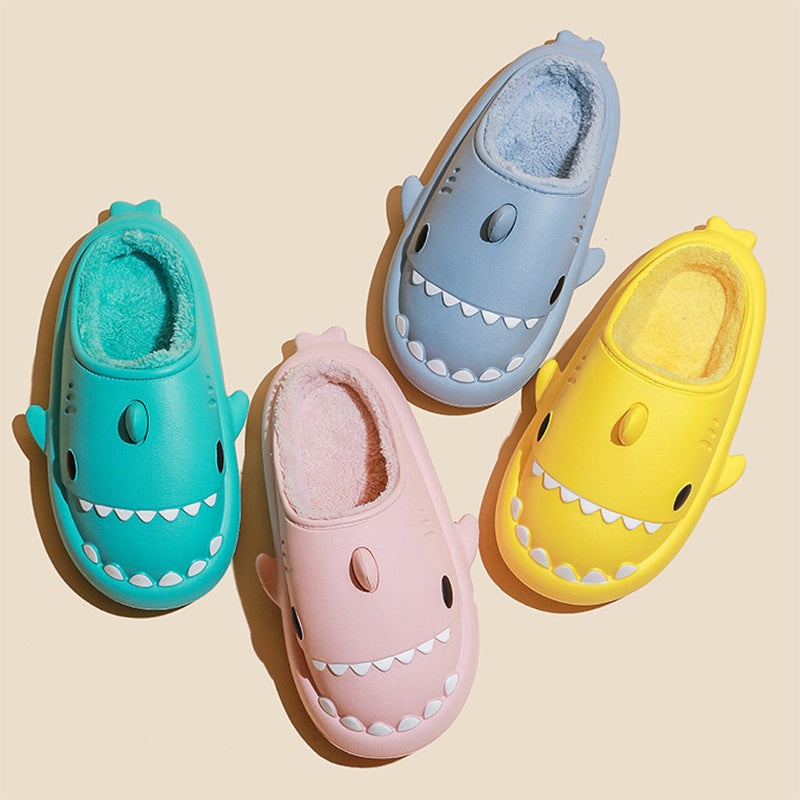 Cartoon Shark Home Slippers