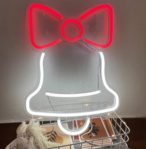 Room Decoration Night Light - LED Neon Lights, Acrylic Back Panel,