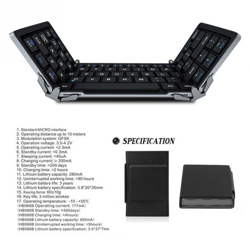 Intelligent Pocket Folding Keyboard - Travel Edition